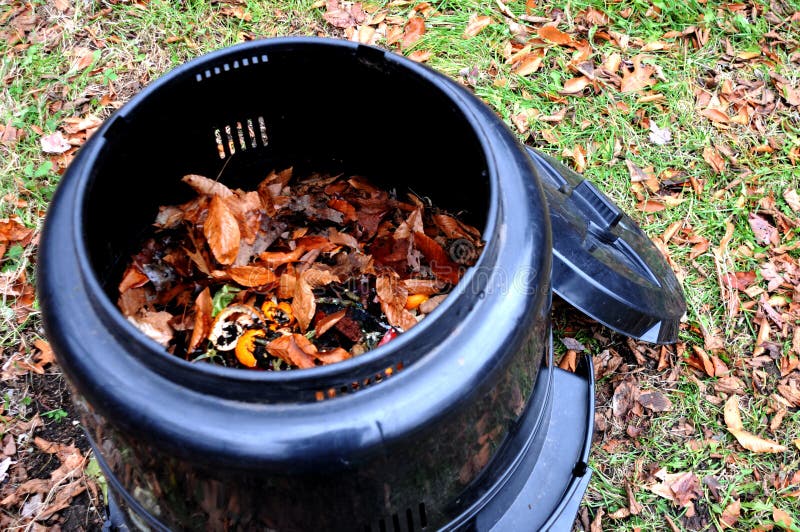 Coffre de compost photo stock Coffre de compost photo stock