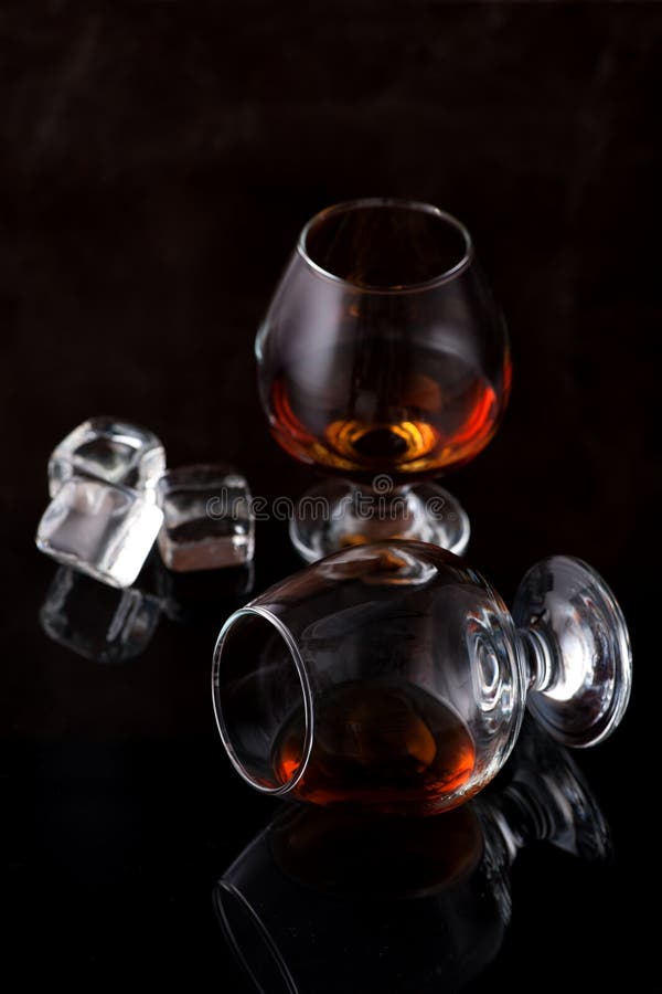 Cognac brandy whiskey stock image. Image of party, liquor 69223971