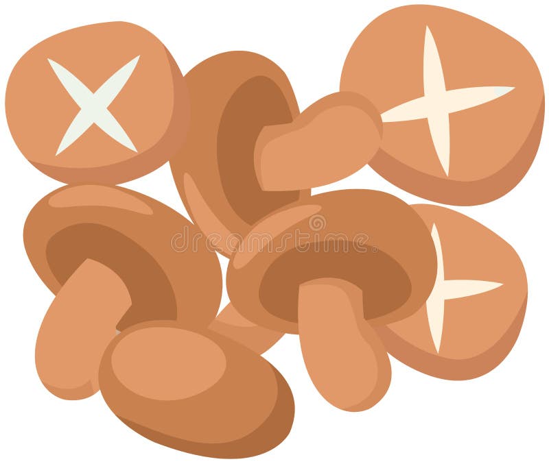 Cogumelos ilustração stock Cogumelos ilustração stock