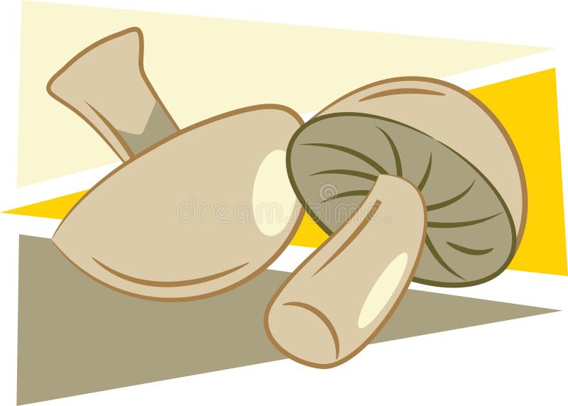 Download Cogumelos ilustração do vetor. Ilustração de snacks, fungos - 50616