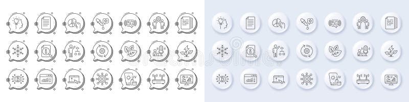 Cogwheel, Swipe up and Sunscreen line icons. For web app, printing. Line icons. Vector royalty free illustration