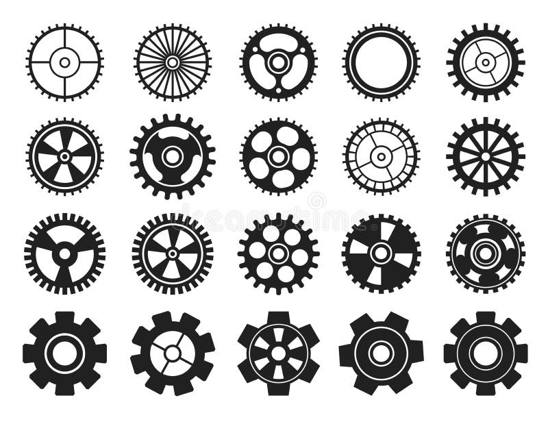 Cogwheel εικονίδιο εργαλείων επίπεδων μηχανών Σύνολο μαύρου εργαλείου μηχανών σε ένα άσπρο υπόβαθρο: cogwheel ροδών διάνυσμα, σύν ελεύθερη απεικόνιση δικαιώματος Cogwheel εικονίδιο εργαλείων επίπεδων μηχανών Σύνολο μαύρου εργαλείου μηχανών σε ένα άσπρο υπόβαθρο: cogwheel ροδών διάνυσμα, σύν ελεύθερη απεικόνιση δικαιώματος