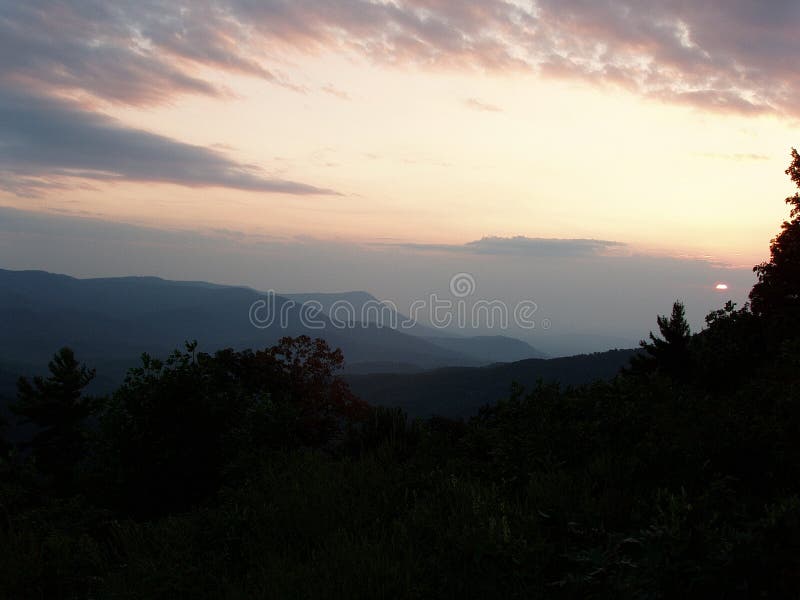 Cohutta wilderness sunset
