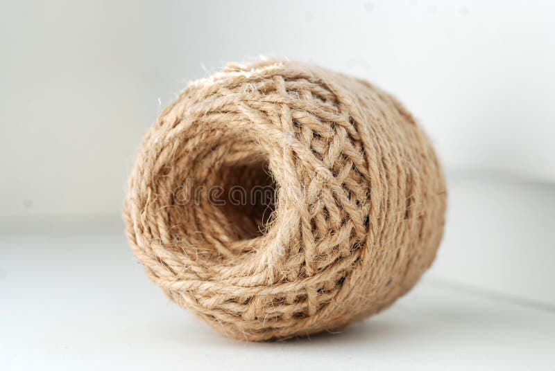 Thick string roll stock image. Image of rolled, twine - 21114739