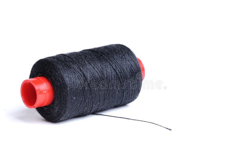 Coil of black thread