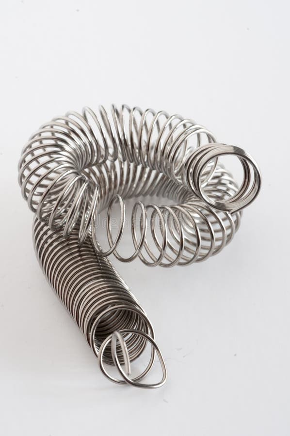 Coil of silver solder stock image. Image of silver, spiral - 28909251