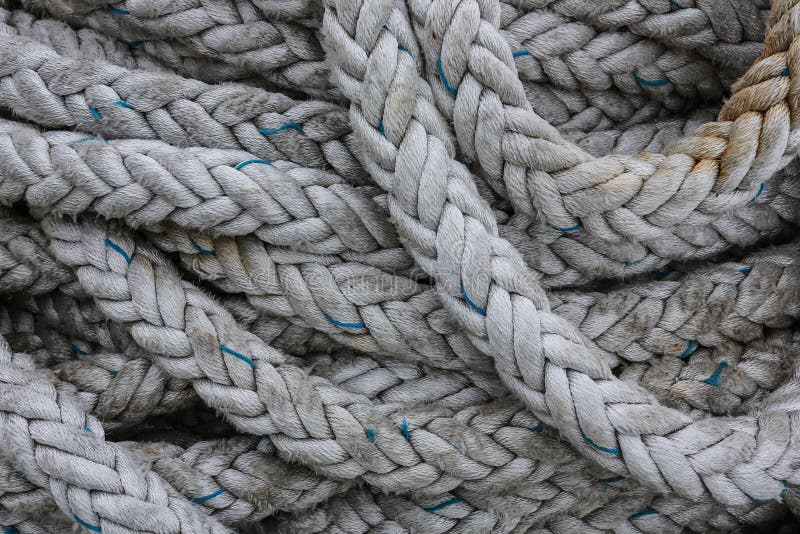 Strong Rope with Single Knot - Concept Image Stock Photo - Image of burl,  rope: 279595674