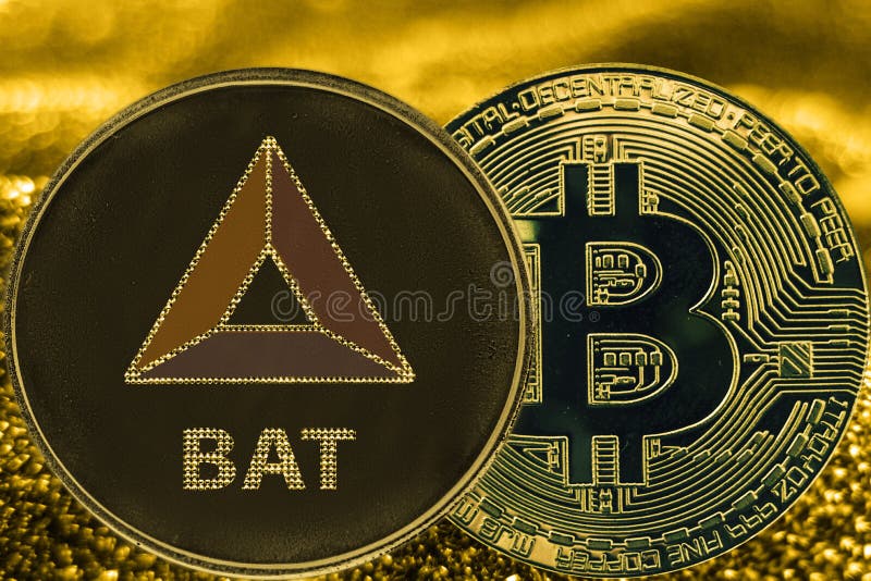 Coin cryptocurrency bitcoin BTC and BAT basic attention token