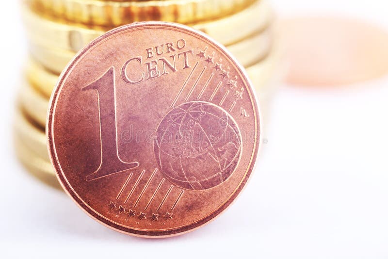 One Cent Euro coin stock photo. Image of view, balances 12788080
