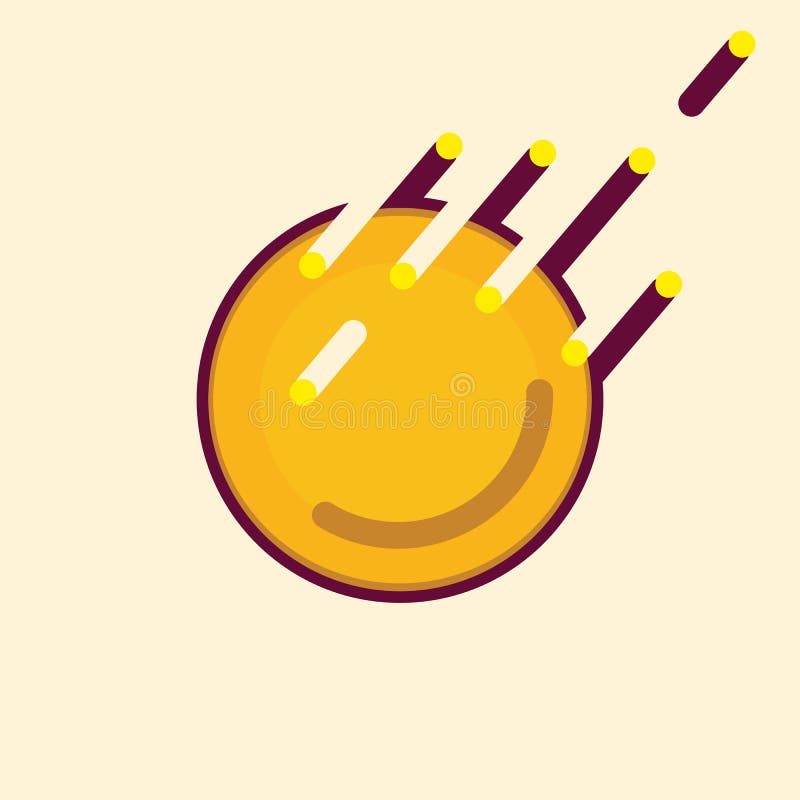 Coin on white background isolated object abstract royalty free illustration