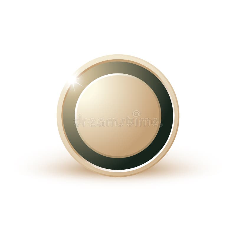 Coin on white background isolated object abstract royalty free illustration