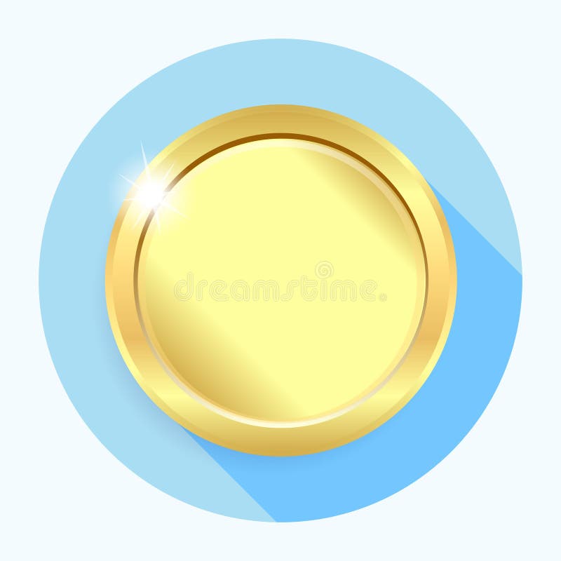 Coin on white background isolated object abstract background royalty free illustration