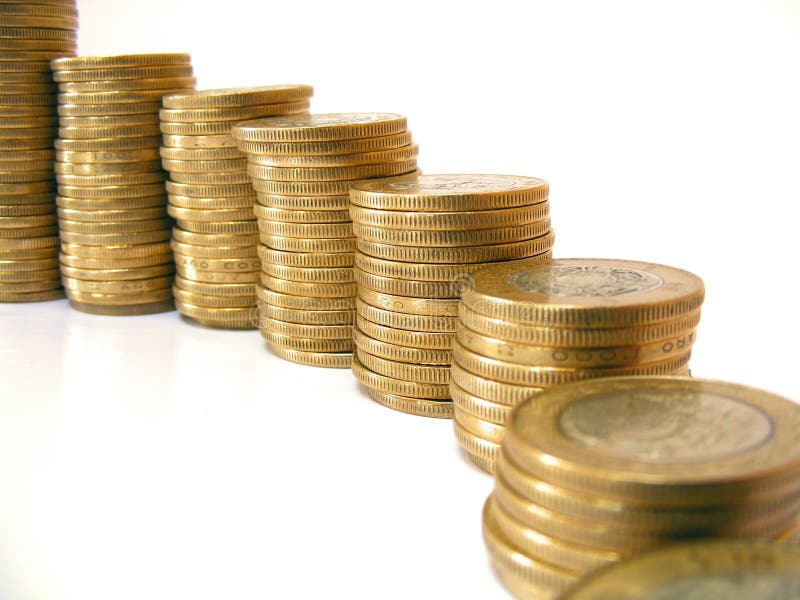 Coins royalty free stock photos