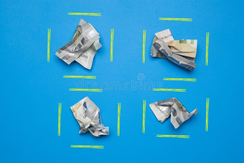 Money in euro notes and coins stock image Money in euro notes and coins stock image