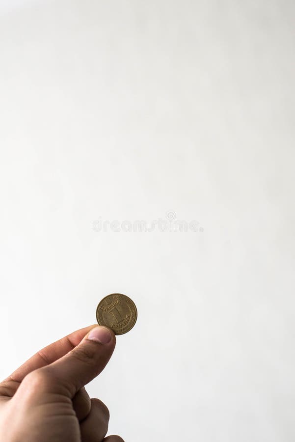 Coin in hand royalty free stock image Coin in hand royalty free stock image