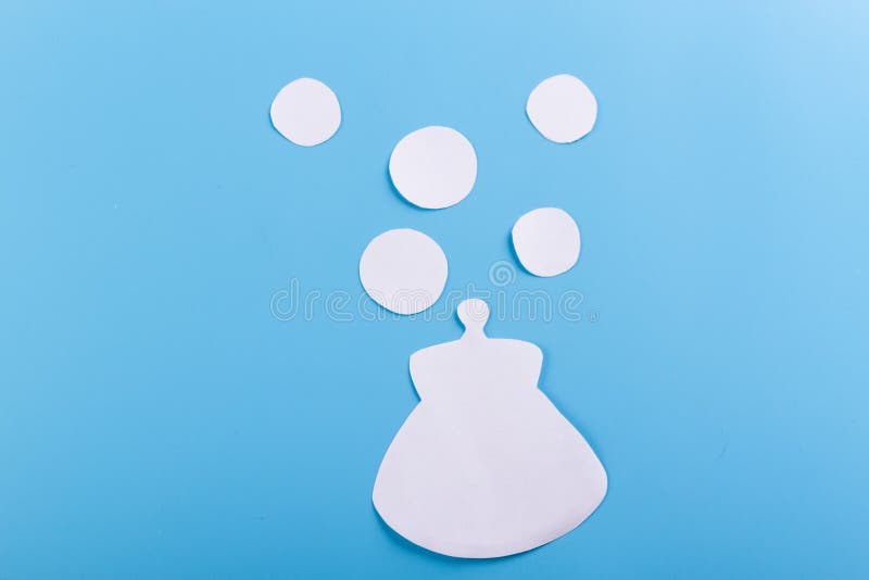 Coins in a purse stock image. Image of finance, gold 147924157