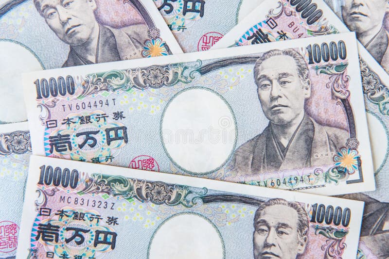 Japanese yen currency, Financial banking. Japanese yen currency, Financial banking