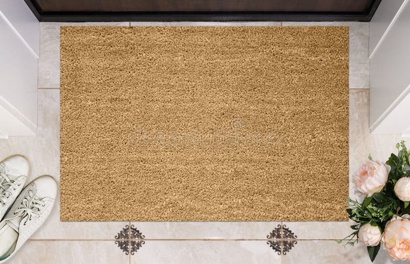 Coir Mat Mockup, Doormat Mock Up , Farmhouse Rug Mock-up, Door Mat