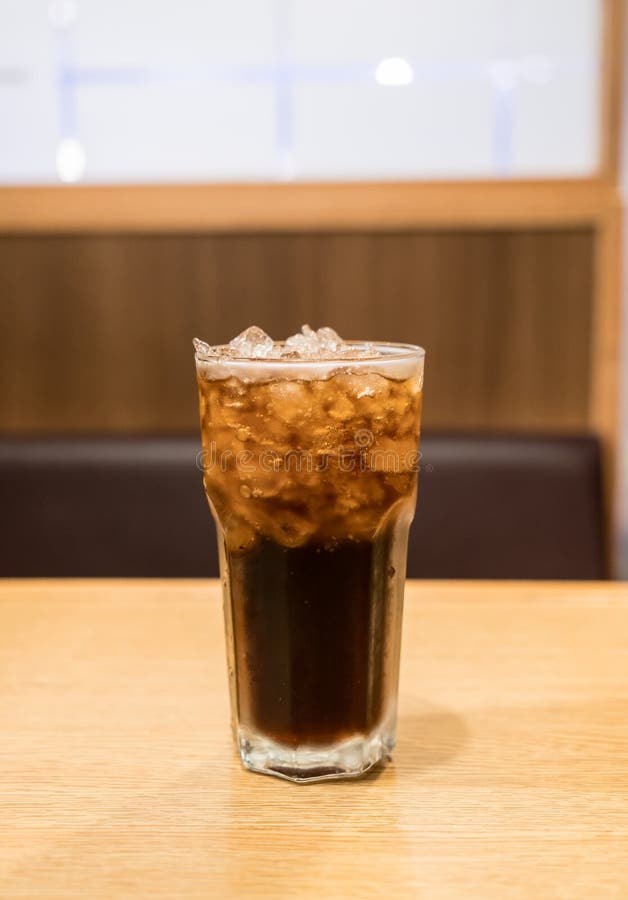Cola on the table stock image. Image of beverage, brown 85234833