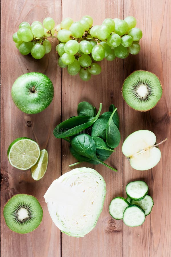 Colagem das frutas e verdura fotos de stock