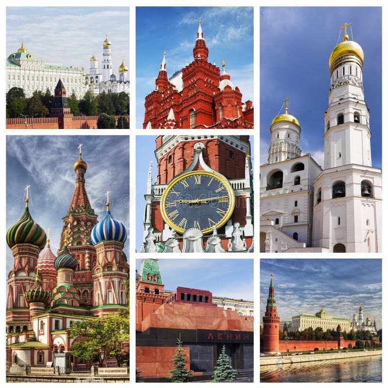 Colagem Moscovo Kremlin imagem de stock royalty free Colagem Moscovo Kremlin imagem de stock royalty free