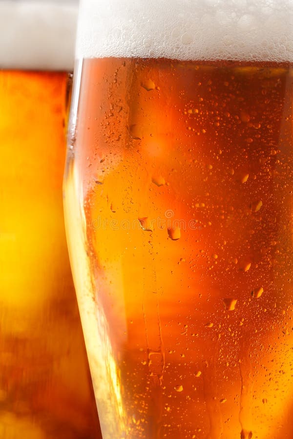 Cold beer background