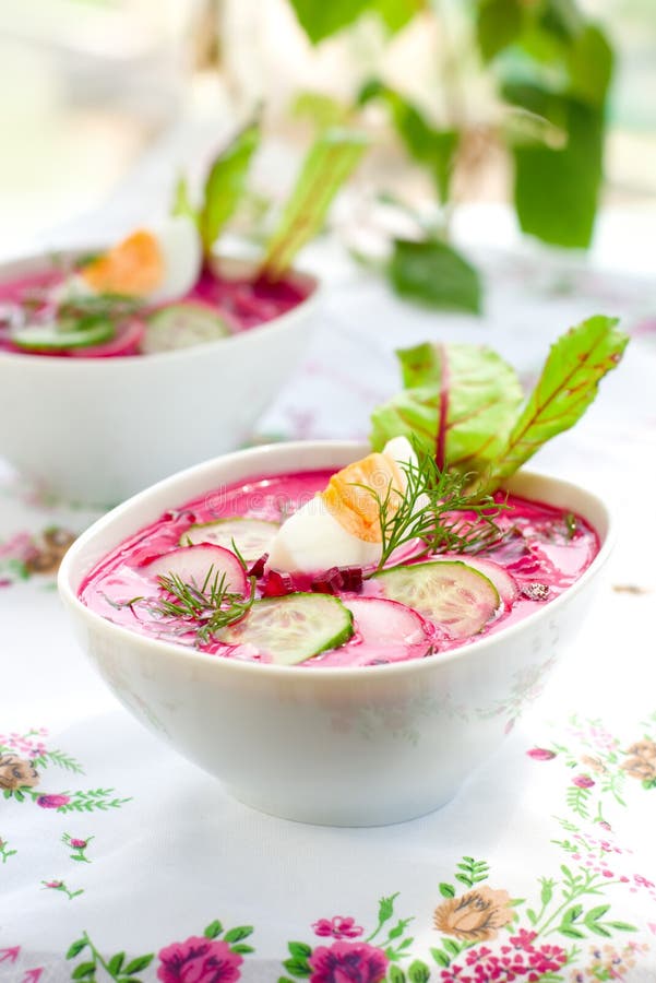 Cold beet soup