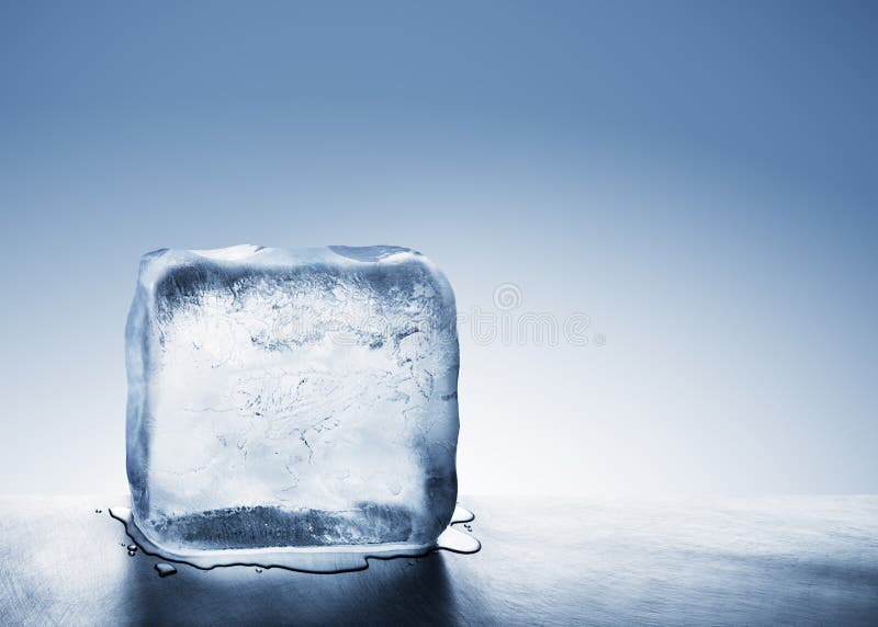 Frozen Ice Cube Stock Photo 1055922887