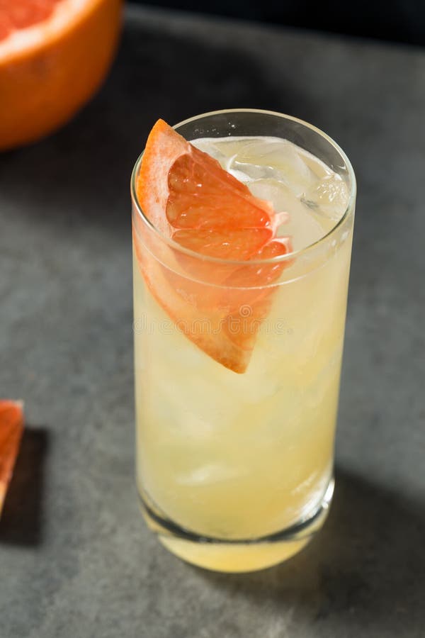 Cold Boozy Grapefruit Gin Radler Stock Image Image of cocktail, cool