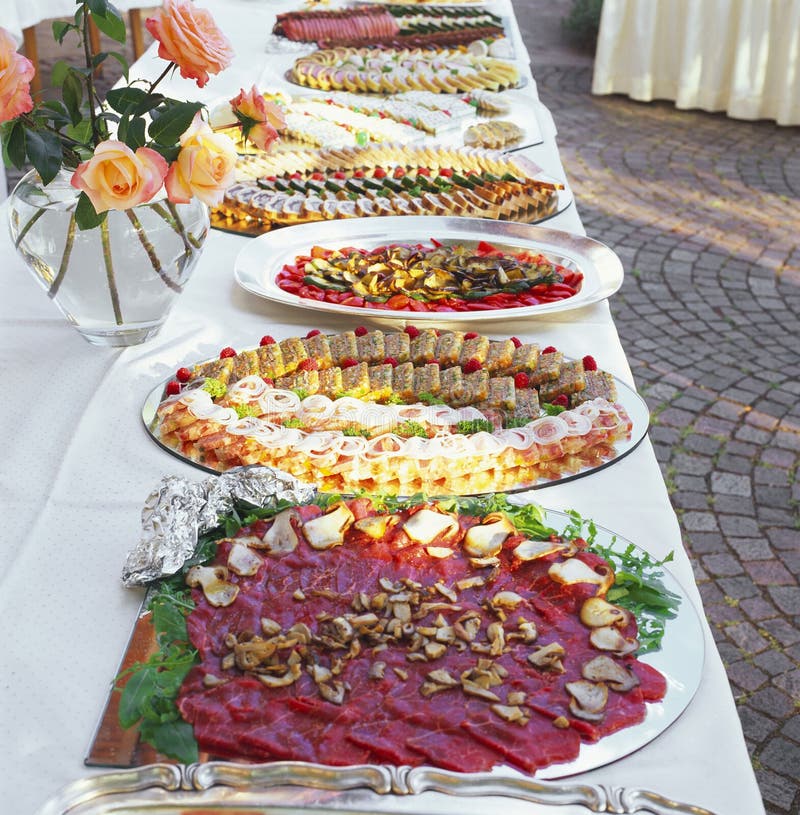 Cold buffet stock photo. Image of cold, meats, platter 7674898