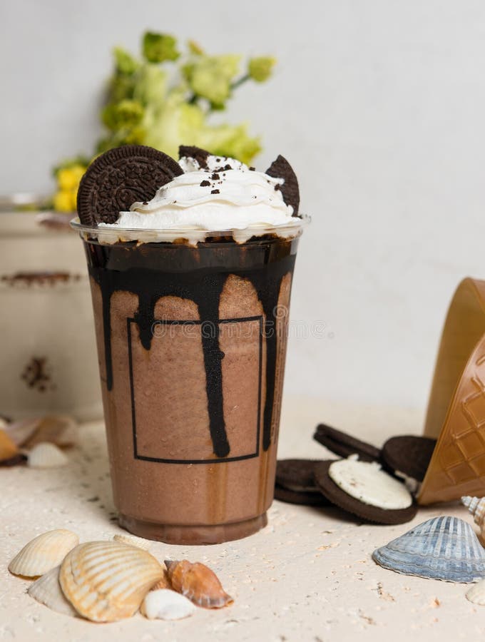 Chocolate Shake in Clear Plastic Cup · Free Stock Photo