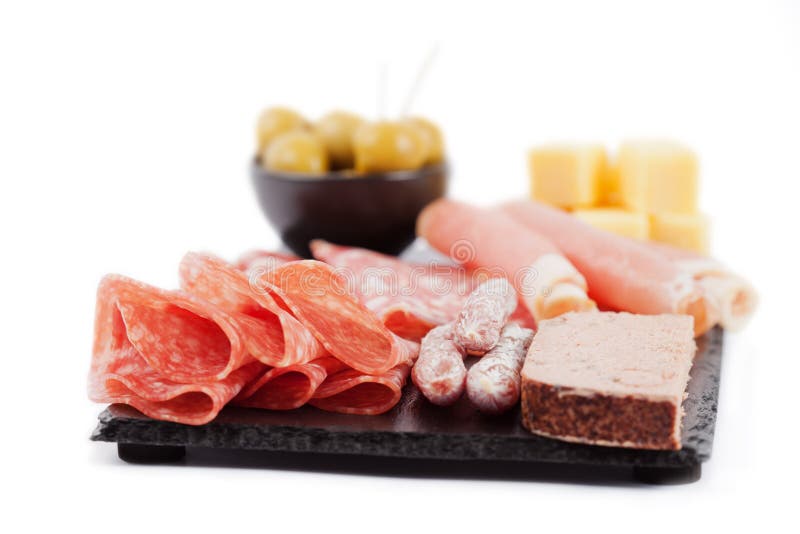 Cold cuts stock image. Image of eating, paste, dish, platter 45310023