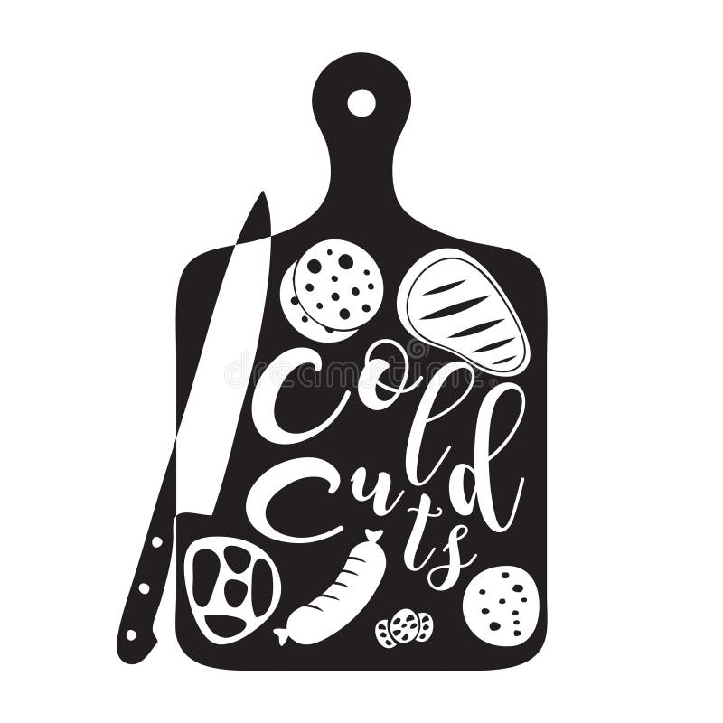 Cold Cuts stock vector. Illustration of banger, clipart 270990703