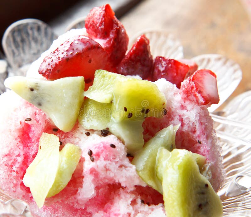 Cold dessert with fruits stock photo. Image of dessert 39505810