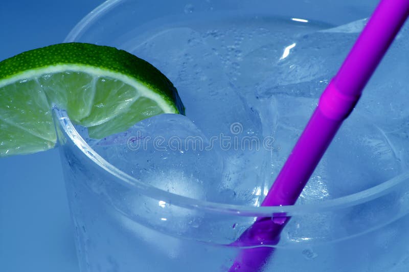 Cold Drink With Lime Picture. Image 768362