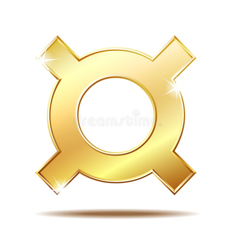 Cold Generic currency symbol isolated on white royalty free illustration