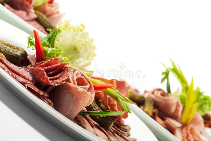 Cold Meat Dishes Beef and Pork Stock Photo Image of sauce