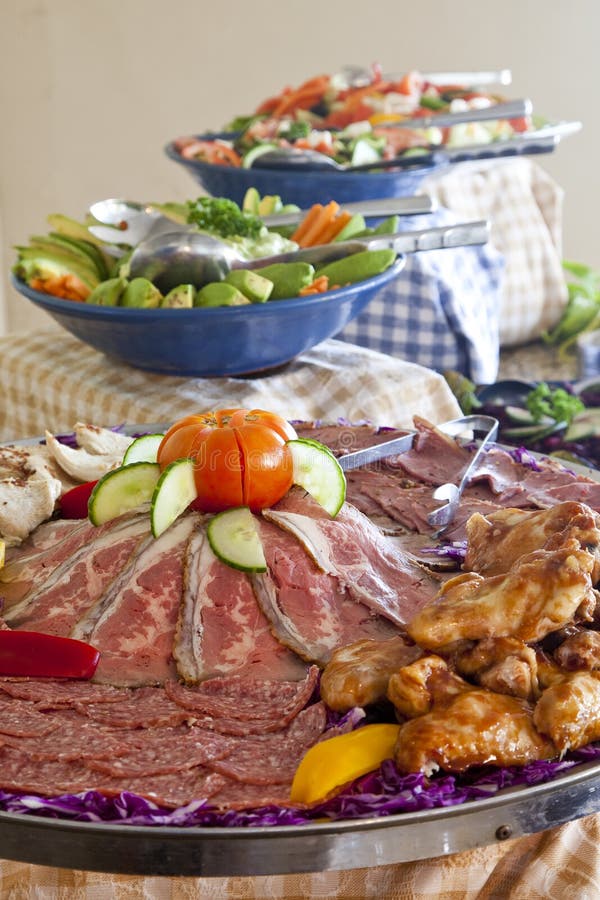 Cold Meat Platter stock photo. Image of platter, tomato 12604570