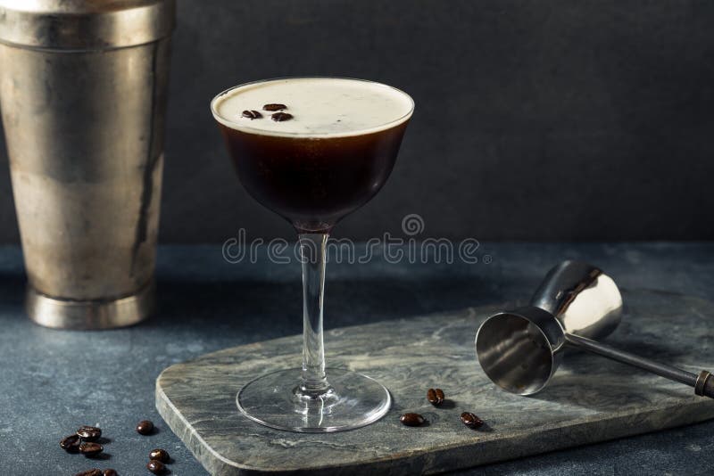 Cold Refreshing Espresso Vodka Martini Stock Photo Image of coffee