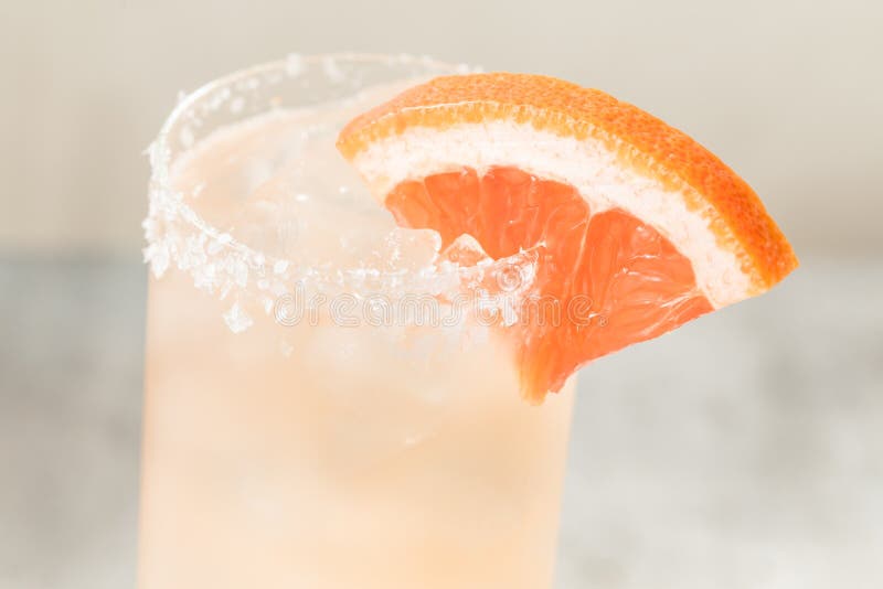 Cold Refreshing Tequila Paloma Cocktail Stock Photo Image of alcohol