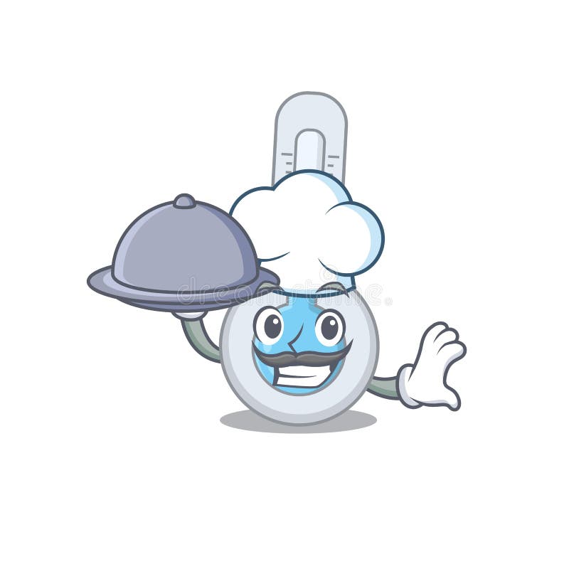 Cold Thermometer Chef Cartoon Character Serving Food on Tray Stock Vector - Illustration of expression, cute: 180067212 Cold Thermometer Chef Cartoon Character Serving Food on Tray Stock Vector - Illustration of expression, cute: 180067212