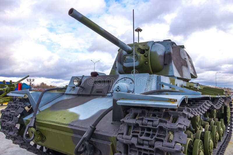 Cold war russian tank