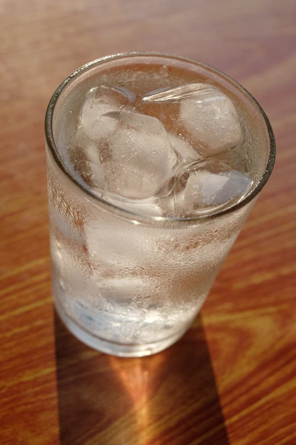 Cold Water Quenches Thirst during Hot Weather. Stock Image Image of
