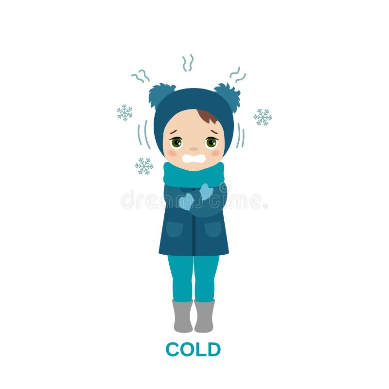 Cold weather girl. stock vector. Illustration of holiday - 115114366 Cold weather girl. stock vector. Illustration of holiday - 115114366