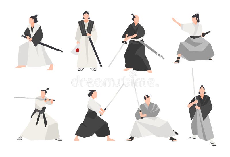 Ninja Assassino Personagem Em Um Traje Preto Completo Em Pé Em Uma Pose De  Combate, Vetor De Arte Marcial Japonesa Ilustração Em Um Fundo Branco  Royalty Free SVG, Cliparts, Vetores, e Ilustrações