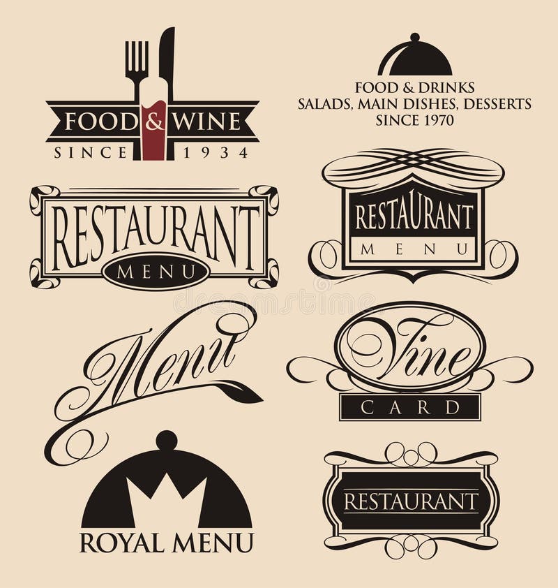 Logotipo Do Restaurante Alimentar Espanhol. Símbolo De Bandeira De