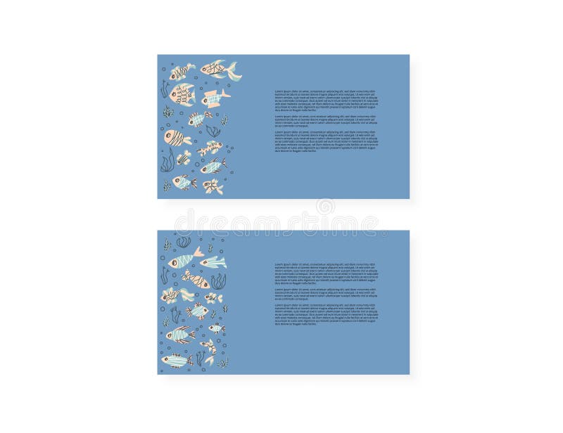 A cole??o dos peixes do vetor isolou-se ilustração royalty free A cole??o dos peixes do vetor isolou-se ilustração royalty free