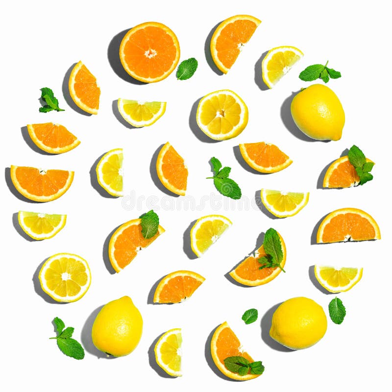 Gastos Indirectos De Las Naranjas Que Forman Una Forma Del