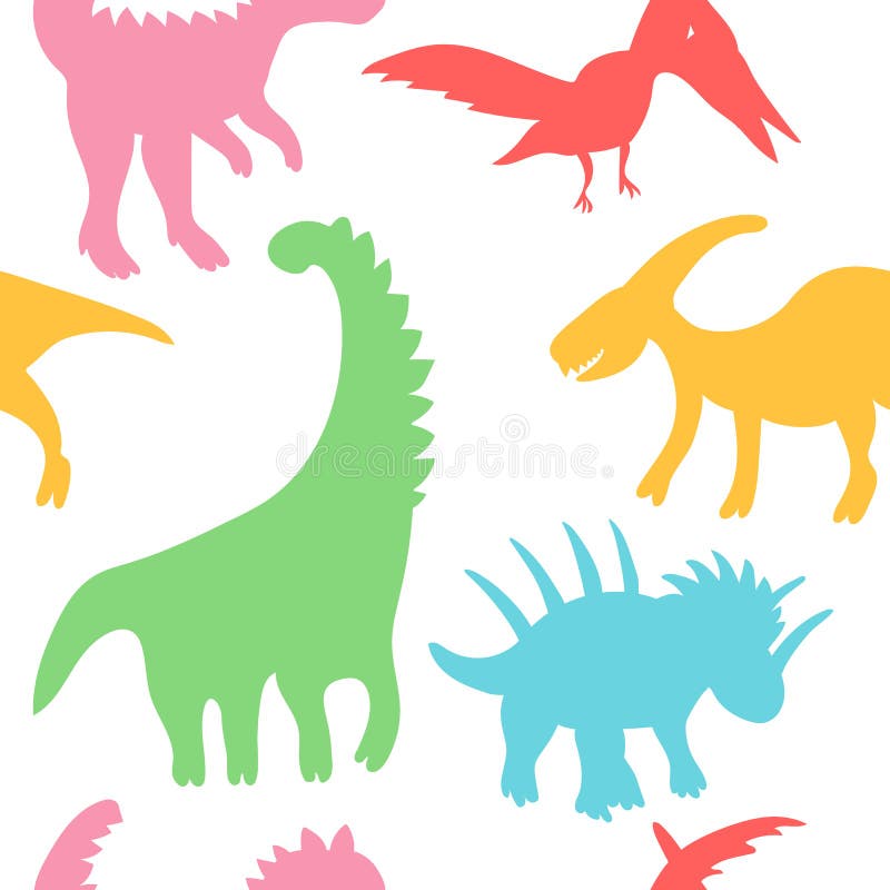 Colección de moda con los niños coloridos del modelo de los dinosaurios Textura inconsútil infantil creativa Diseño lindo del vec libre illustration Colección de moda con los niños coloridos del modelo de los dinosaurios Textura inconsútil infantil creativa Diseño lindo del vec libre illustration