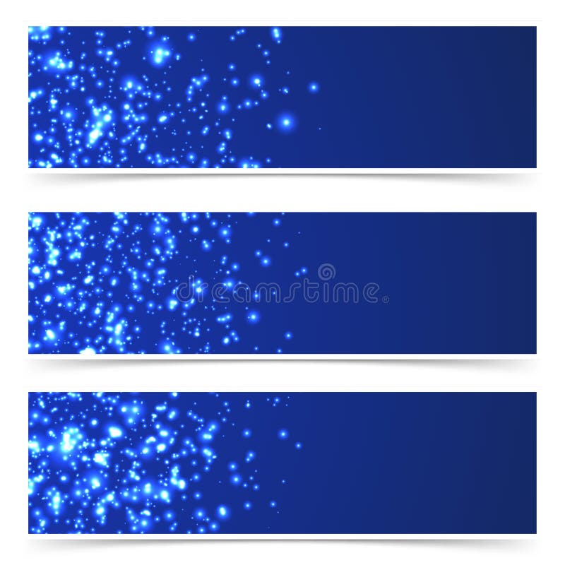 Colección moderna brillante azul del aviador con las partículas brillantes libre illustration Colección moderna brillante azul del aviador con las partículas brillantes libre illustration